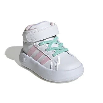 Βρεφικά Παπούτσια Adidas Grand Court Mid για Κορίτσια White  (Μεγέθη 20-27)
