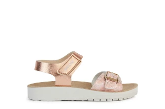 Παιδικά Παπούτσια Geox για Κορίτσια Metallic Pink (Μεγέθη 25-36)