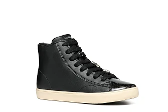 Παιδικά Παπούτσια Geox Gisli για Κορίτσια Black Stars (Μεγέθη 29-36)