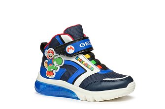 Παιδικά Παπούτσια Geox Ciberdron High για Αγόρια Super Mario (Μεγέθη 25-33)