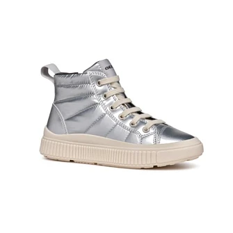 Παιδικά Παπούτσια Geox Laquinny για Κορίτσια Silver (Μεγέθη 28-36)