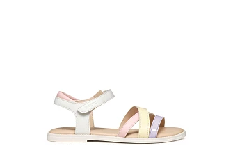 Παιδικά Πέδιλα Geox Sandal Karly για Κορίτσια White/Lilac (Μεγέθη 25-36)