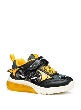 Παιδικά Παπούτσια Geox Ciberdron για Αγόρια Batman Yellow (Μεγέθη 26-32)