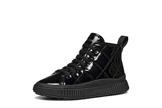 Παιδικά Παπούτσια Geox Laquinny για Κορίτσια Black (Μεγέθη 28-36)