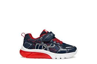 Παιδικά Παπούτσια Geox Ciberdron για Αγόρια Spiderman Navy/Red (Μεγέθη 25-33)