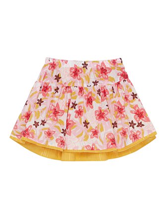 Παιδική Φούστα για Κορίτσια Hawaiian Floral - 2 σε 1