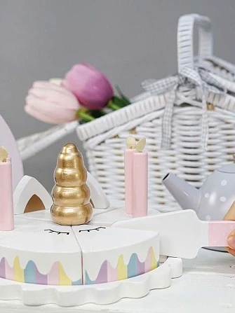 JABADABADO Ξύλινο Παιχνίδι-Τούρτα Μονόκερος