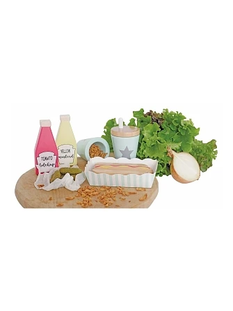 ΞΥΛΙΝΟ ΣΕΤ HOT DOG JABAJABADO