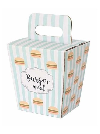 JABADABADO Ξύλινο πακέτο με γεύμα Burger