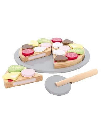 JABADABADO Σετ ξύλινο παιχνίδι Pizza