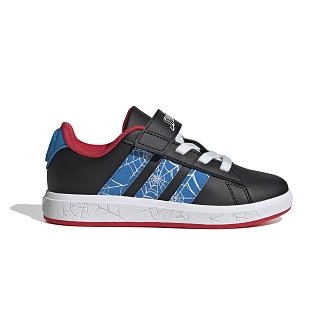 Παιδικά Παπούτσια Adidas Grand Court για Αγόρια Spider Man Black (Μεγέθη 28-35,5)