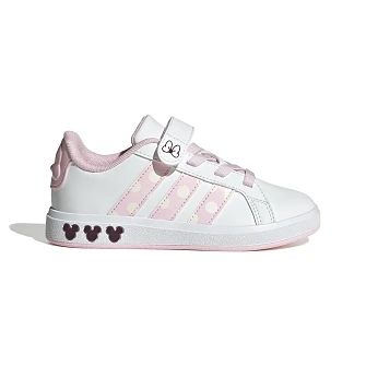 Παιδικά Παπούτσια Adidas Grand Court για Κορίτσια Minnie Baby Pink (Μεγέθη 28-35,5)