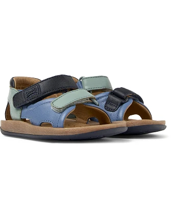 Βρεφικά Πέδιλα Camper Twins για Αγόρια Blue/Green (Μεγέθη 21-26)