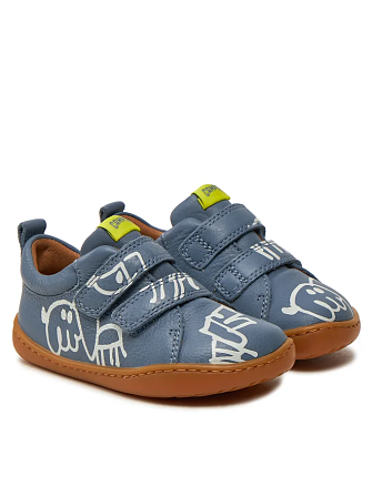 Βρεφικά Παπούτσια Camper Twins για Αγόρια Grey/White (Μεγέθη 21-26)