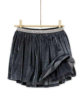 Παιδική Φούστα για Κορίτσια Grey Sparkles