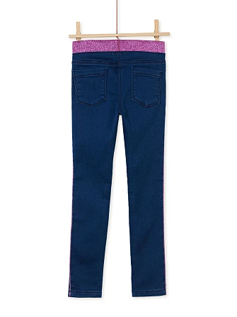Παιδικό Παντελόνι για Κορίτσια Elastic Denim