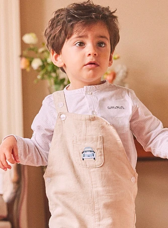 Βρεφικό Πουκάμισο για Αγόρια Beige Amour