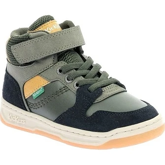 Παιδικά Παπούτσια Kickers Kickado για Αγόρια Green/Chaki (Μεγέθη 24-34)