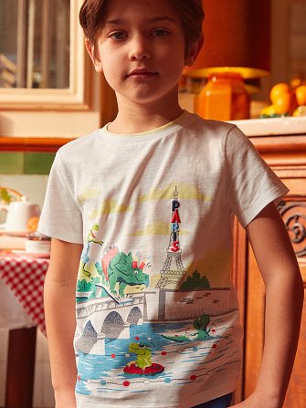 Παιδική Μπλούζα για Αγόρια Dinos In Paris