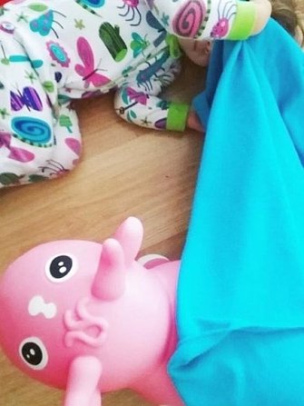 KIDZZFARM Φουσκωτή Ροζ Αγελάδα Bella the Cow Junior