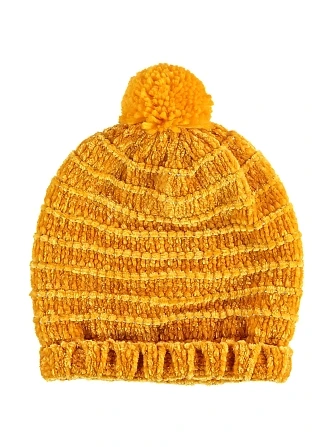 Παιδικός Σκούφος για Κορίτσια Soft Yellow