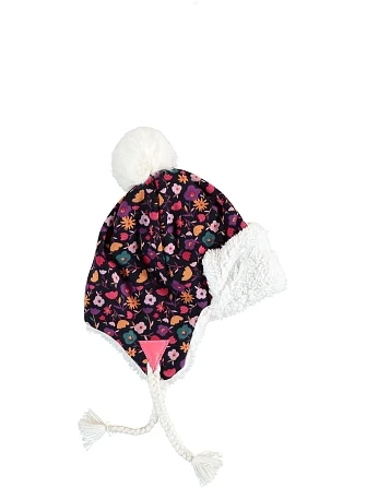 Βρεφικός Σκούφος για Κορίτσια Dark Floral