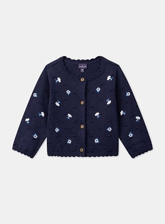 Βρεφική Ζακέτα για Κορίτσια Navy Garden