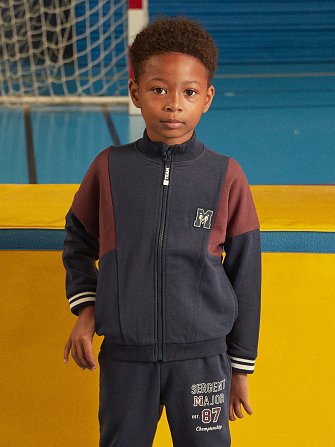 Παιδική Ζακέτα για Αγόρια Navy/Burgundy