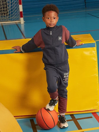 Παιδικό Παντελόνι Φόρμας για Αγόρια Navy/Burgundy