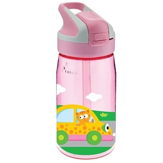 Παιδικό Παγούρι Laken Ροζ Giraffe 450 ml - Πώμα Summit