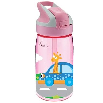 Παιδικό Παγούρι Laken Ροζ Giraffe 450 ml - Πώμα Summit