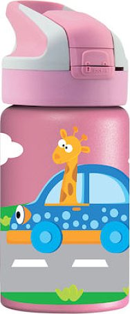 Παιδικό Θερμός Laken Pink Cars για Κορίτσια 350ml