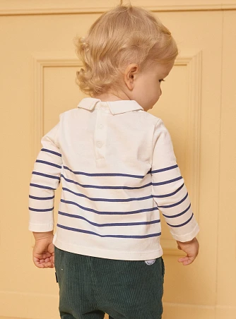 Βρεφική Μπλούζα για Αγόρια White Friends