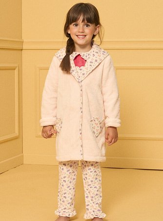 Παιδική Ρόμπα για Κορίτσια Pink Hearts