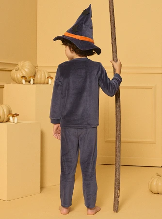 Παιδική Πιτζάμα για Αγόρια Navy Halloween