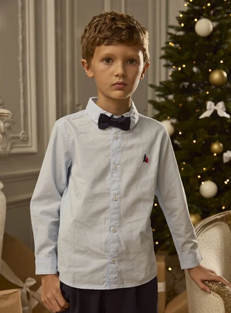 Παιδικό Πουκάμισο για Αγόρια Blue Sky Christmas