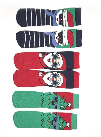 Σετ Παιδικές Κάλτσες Christmas Spirit 3 τμχ