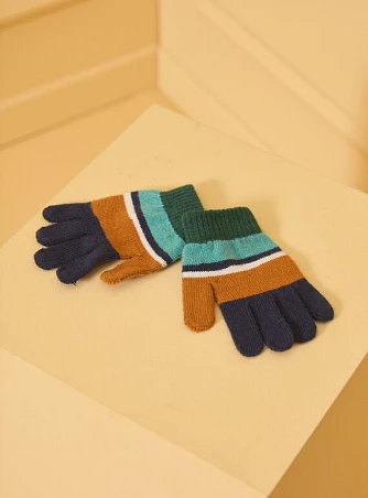 Παιδικά Γάντια για Αγόρια Color Block