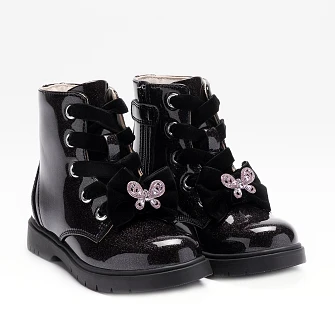 Παιδικά Μποτάκια Lelli Kelly για Κορίτσια Black Butterflies (Μεγέθη 26-35)