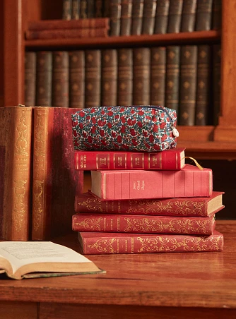 Παιδική Σχολική Κασετίνα για Κορίτσια Red Floral