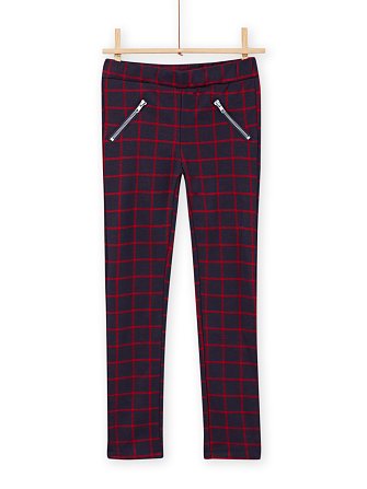 Παιδικό Παντελόνι για Κορίτσια Red/Black Alt