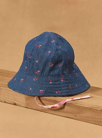 Bρεφικό Καπέλο για Κορίτσια Lovely Cherries - 2 σε 1