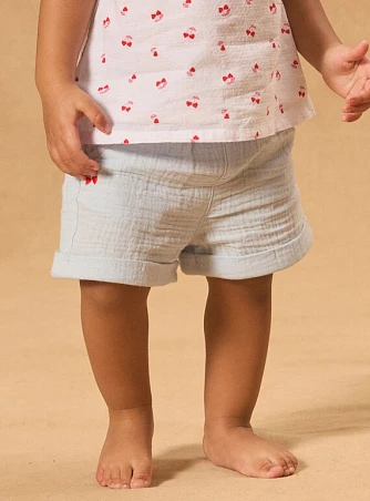 Βρεφικό Σορτς για Κορίτσια Baby Blue Heart