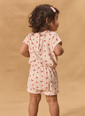 Βρεφικό Ολόσωμο Φορμάκι για Κορίτσια Baby Pink Cherries