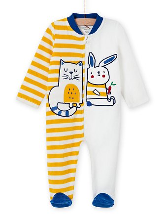 Βρεφική Ολόσωμη Πιτζάμα για Αγόρια Two Themed