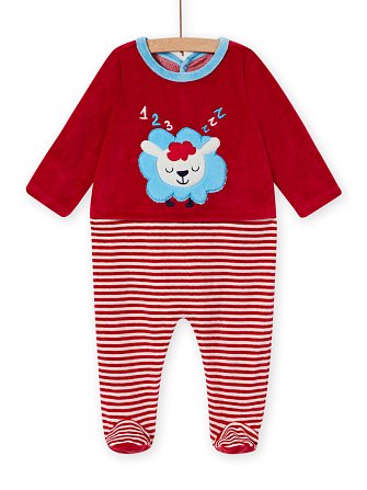 Βρεφική Ολόσωμη Πιτζάμα για Αγόρια Sleepy Sheep