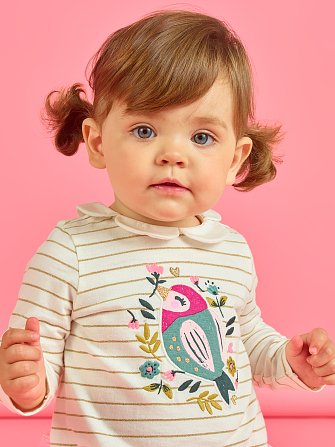 Βρεφική Μπλούζα για Κορίτσια Happy Birdie