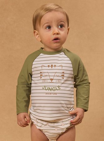 Βρεφική Αντιηλιακή Μπλούζα για Αγόρια Jungle Adventure