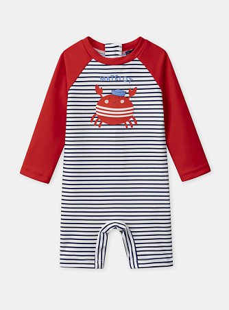 Βρεφικό Ολόσωμο Μαγιό για Αγόρια Striped Matelot