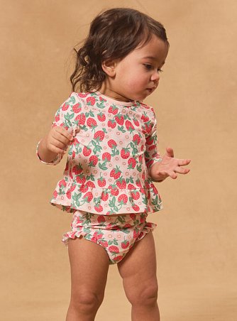 Βρεφική Αντιηλιακή Μπλούζα Θαλάσσης για Κορίτσια Strawberry Haze